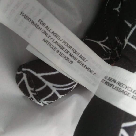 Victoria's Secret PINK Dog Halloween Spider Web  Boo! Dog Black White BOO - Picture 16 of 16